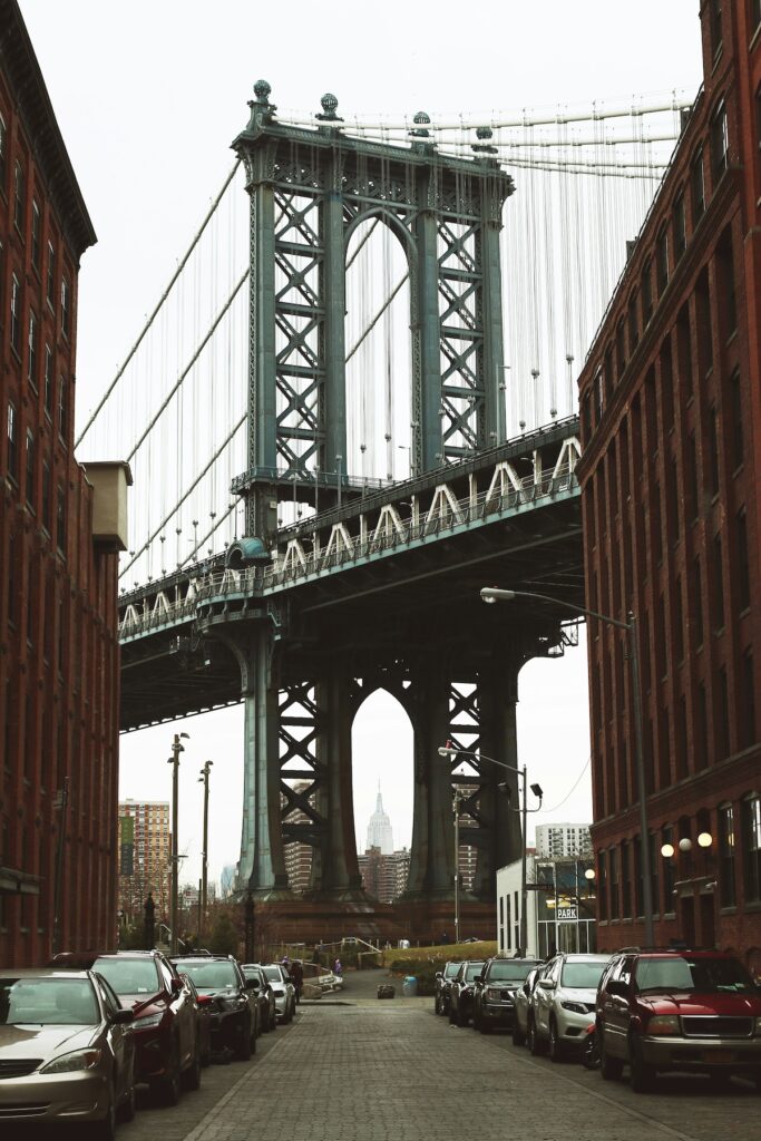 Manhattan Bridge dal quartiere Dumbo