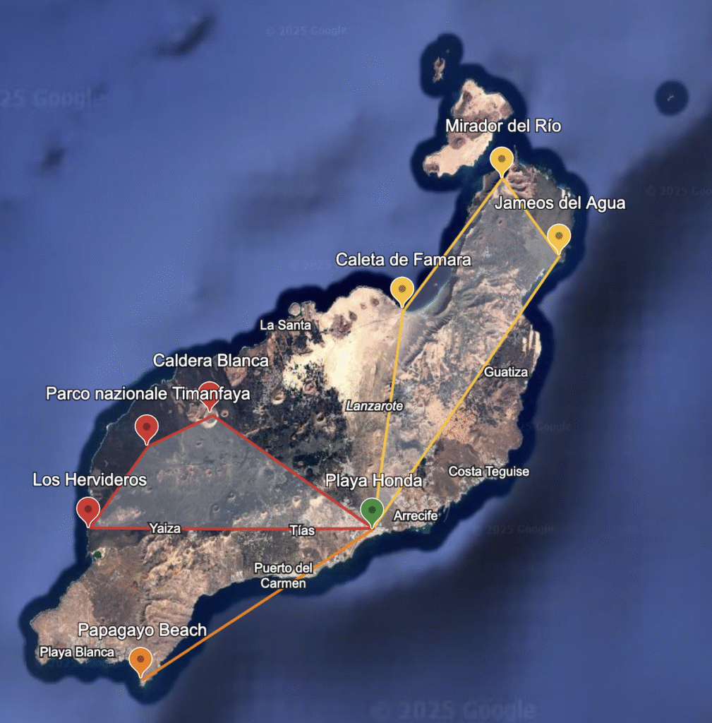 Tour perfetto di Lanzarote
