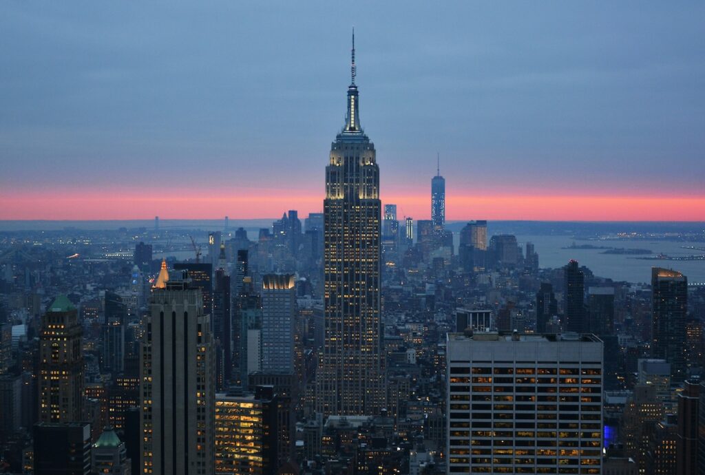 Panorama dal Top of the Rock di New York