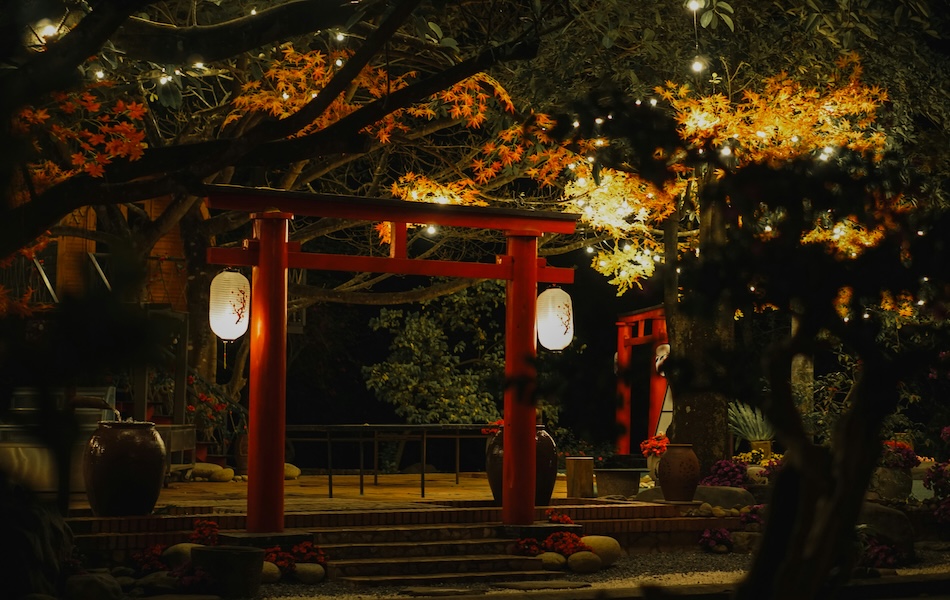 Interno tradizionale di un ryokan giapponese