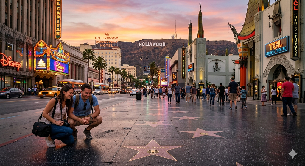 Hollywood_Walk_of_fame La Hollywood Walk of Fame a Los Angeles